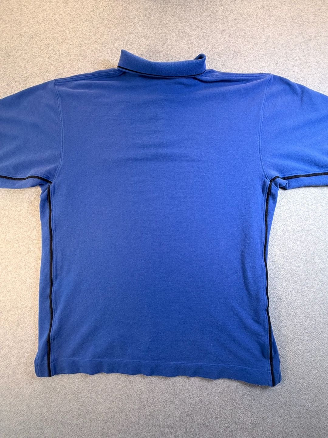 Cutter & Buck Kansas Jayhawks Polo Shirt Size L Blue Embroidered Logo 8