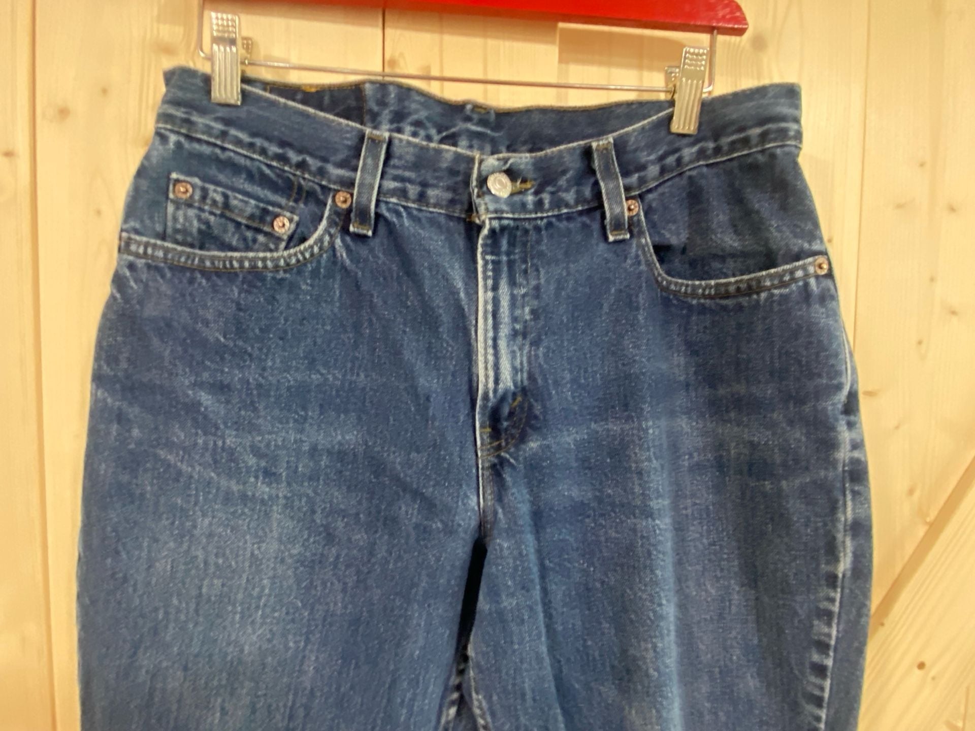 Levi's 515 Bootcut Jeans Size 12M Blue Denim made in USA 4
