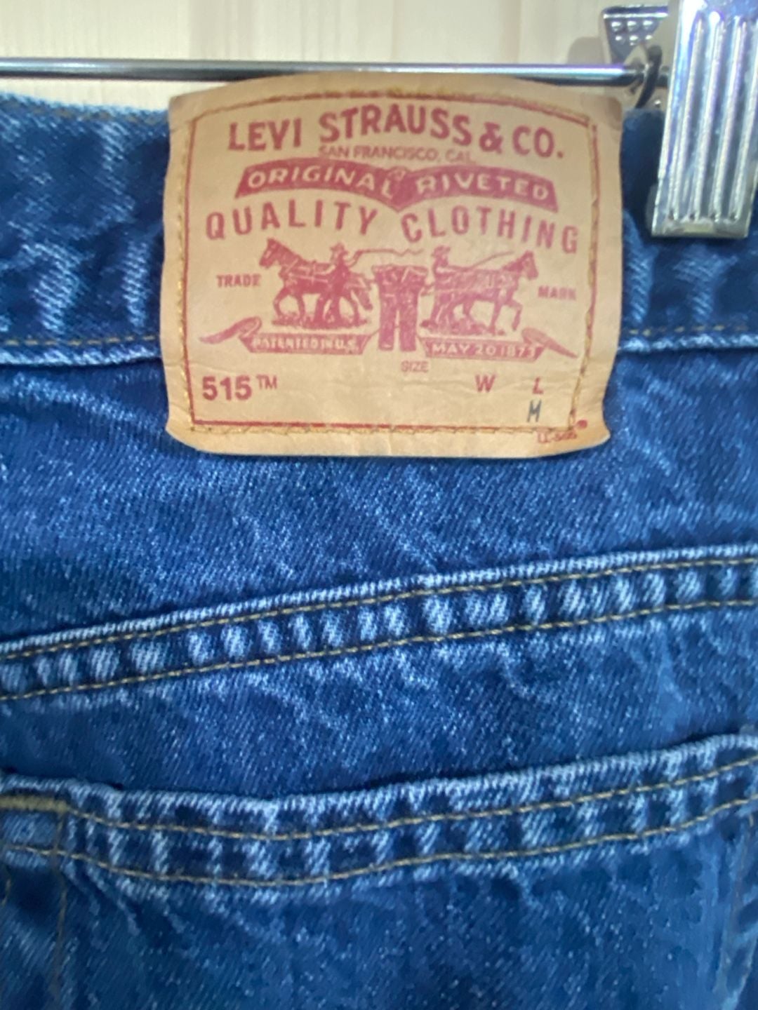 Levi's 515 Bootcut Jeans Size 12M Blue Denim made in USA 6