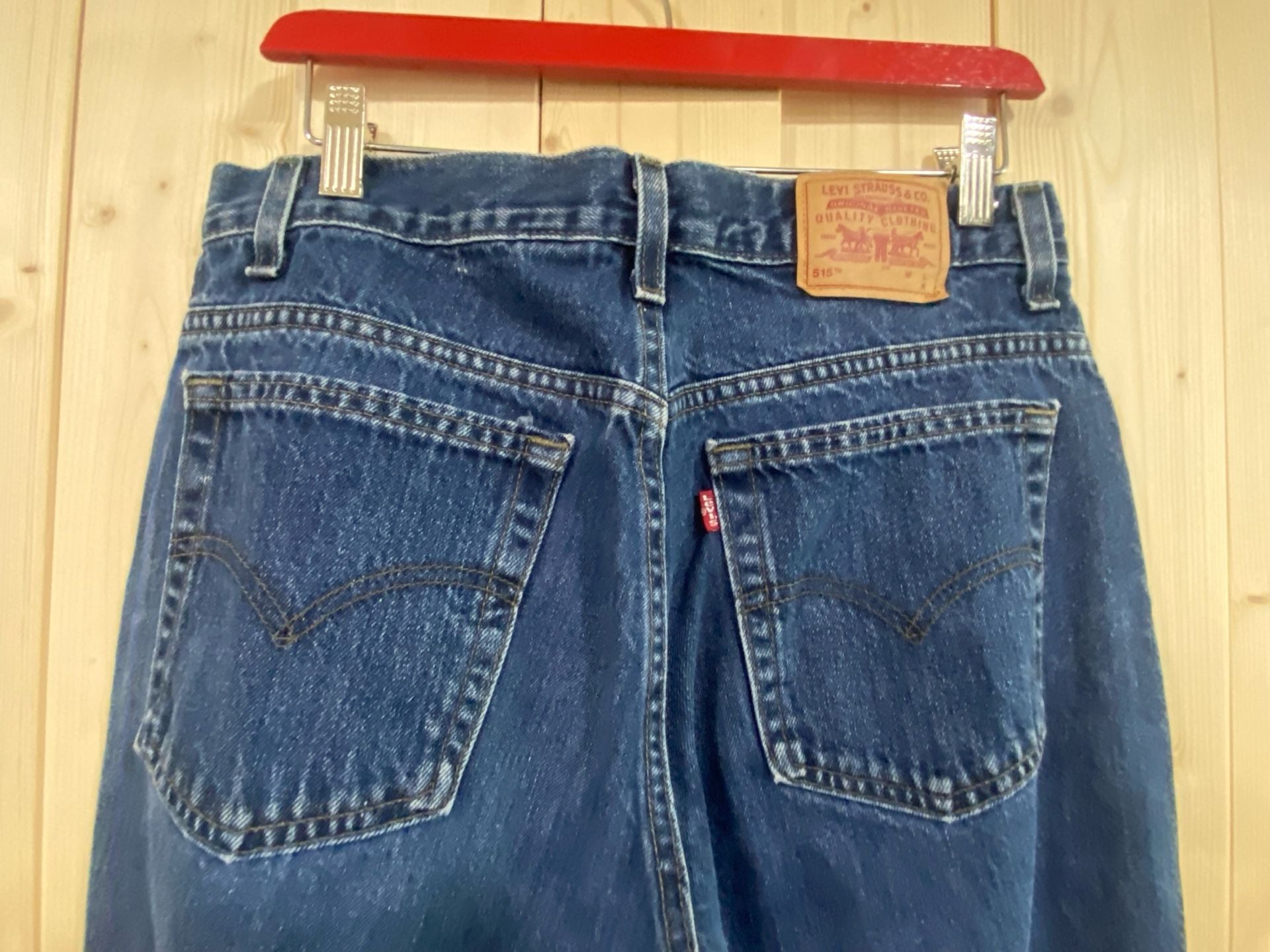 Levi's 515 Bootcut Jeans Size 12M Blue Denim made in USA 8