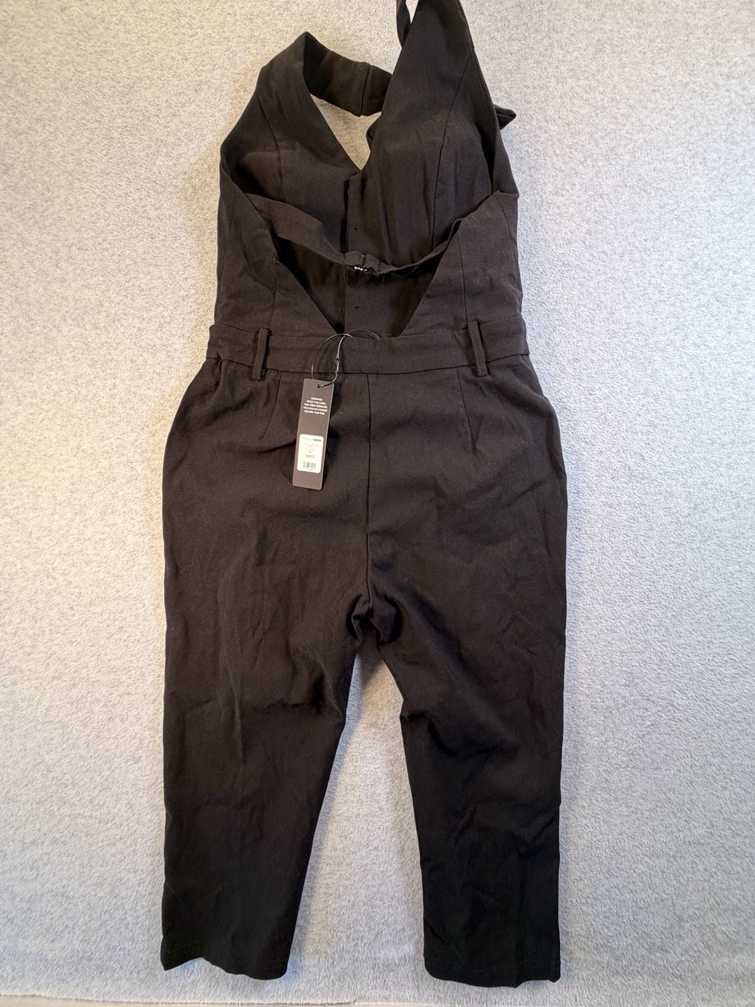 Fashion Nova Black Halter Jumpsuit 8