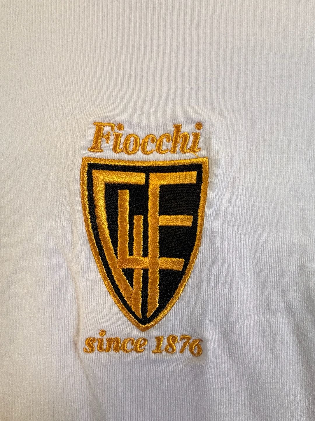 Fiocchi Long Sleeve Shirt Size S White Embroidered Shield Logo 3