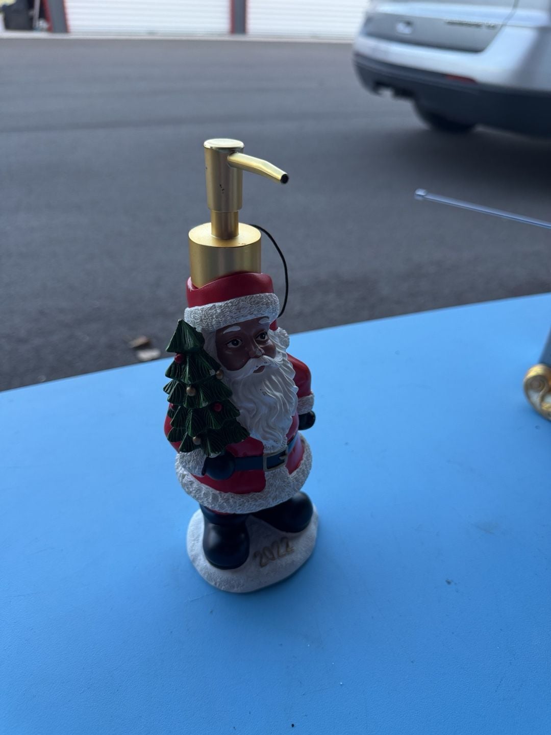 Black Santa Claus 2022 Christmas Tree Soap Dispenser 3