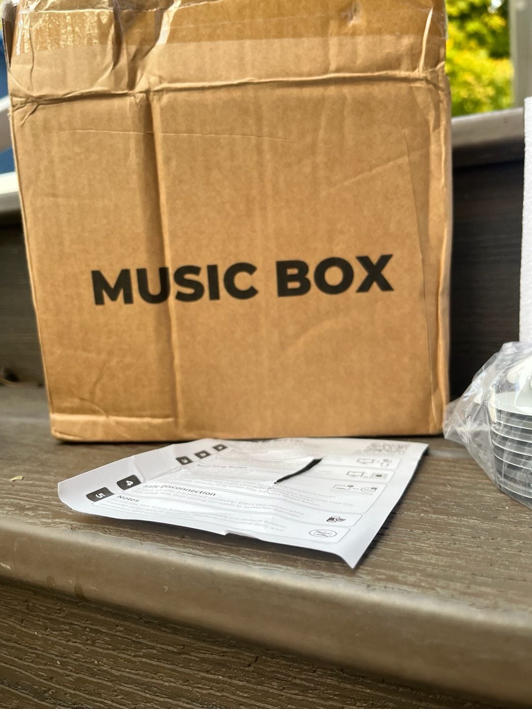 Music Box Acrylic Bluetooth Music Player New 4