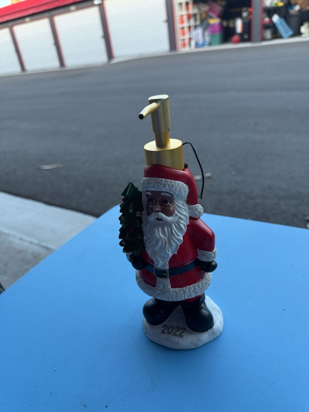 Black Santa Claus 2022 Christmas Tree Soap Dispenser 4