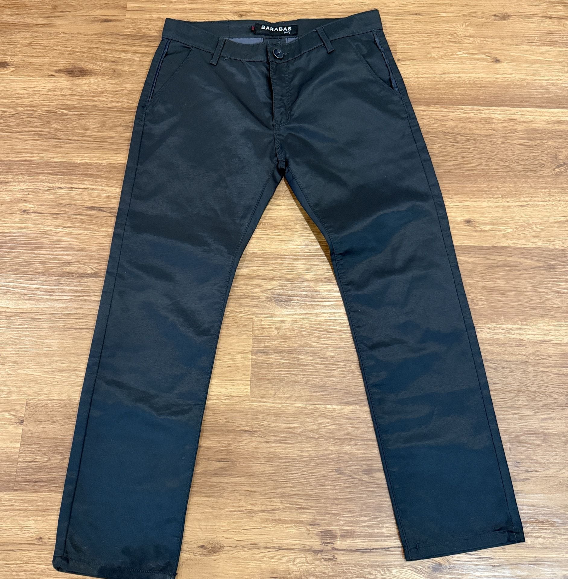 BARABAS Italy Pants 34x30 Black Slim Fit 2