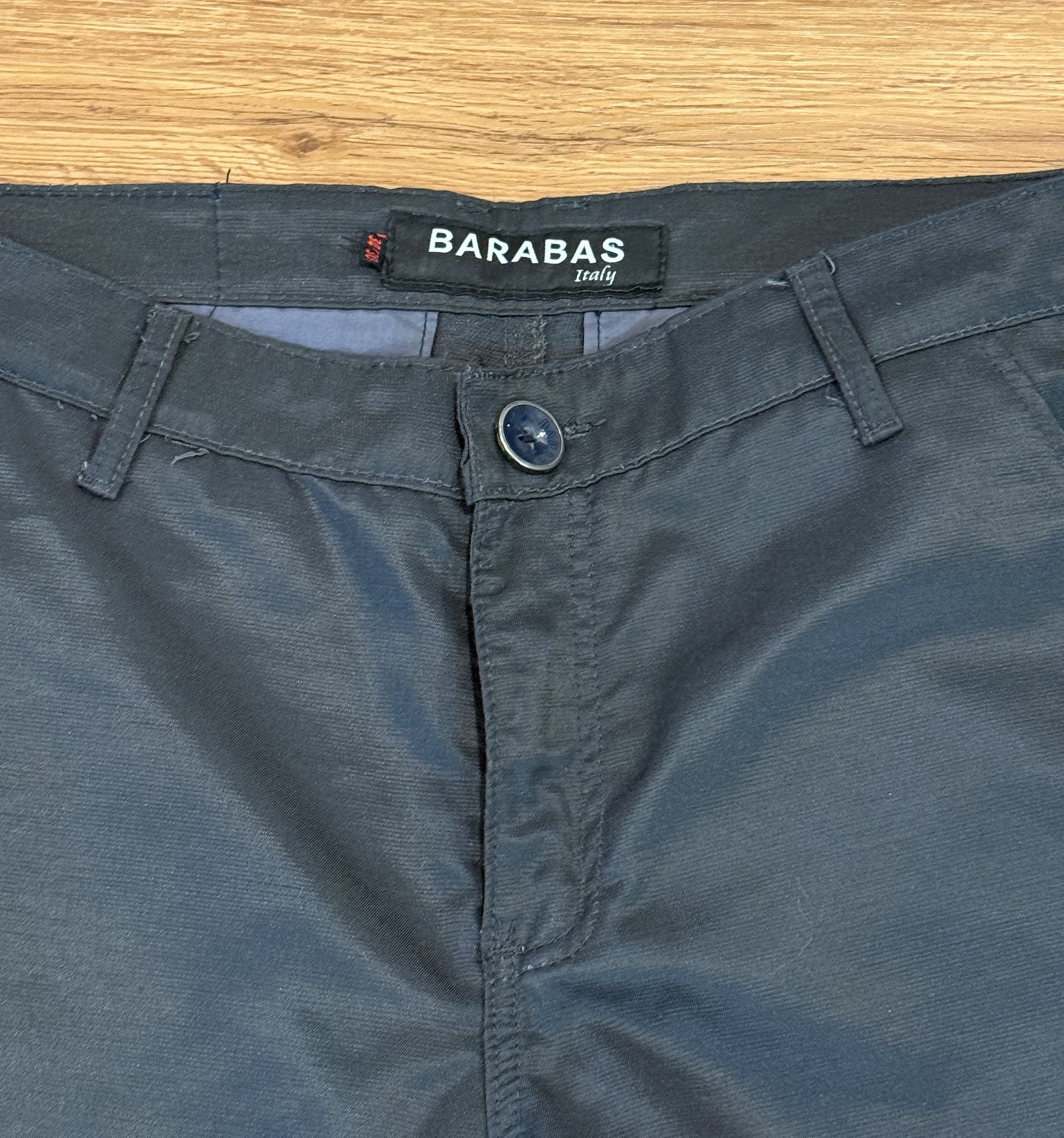 BARABAS Italy Pants 34x30 Black Slim Fit 3