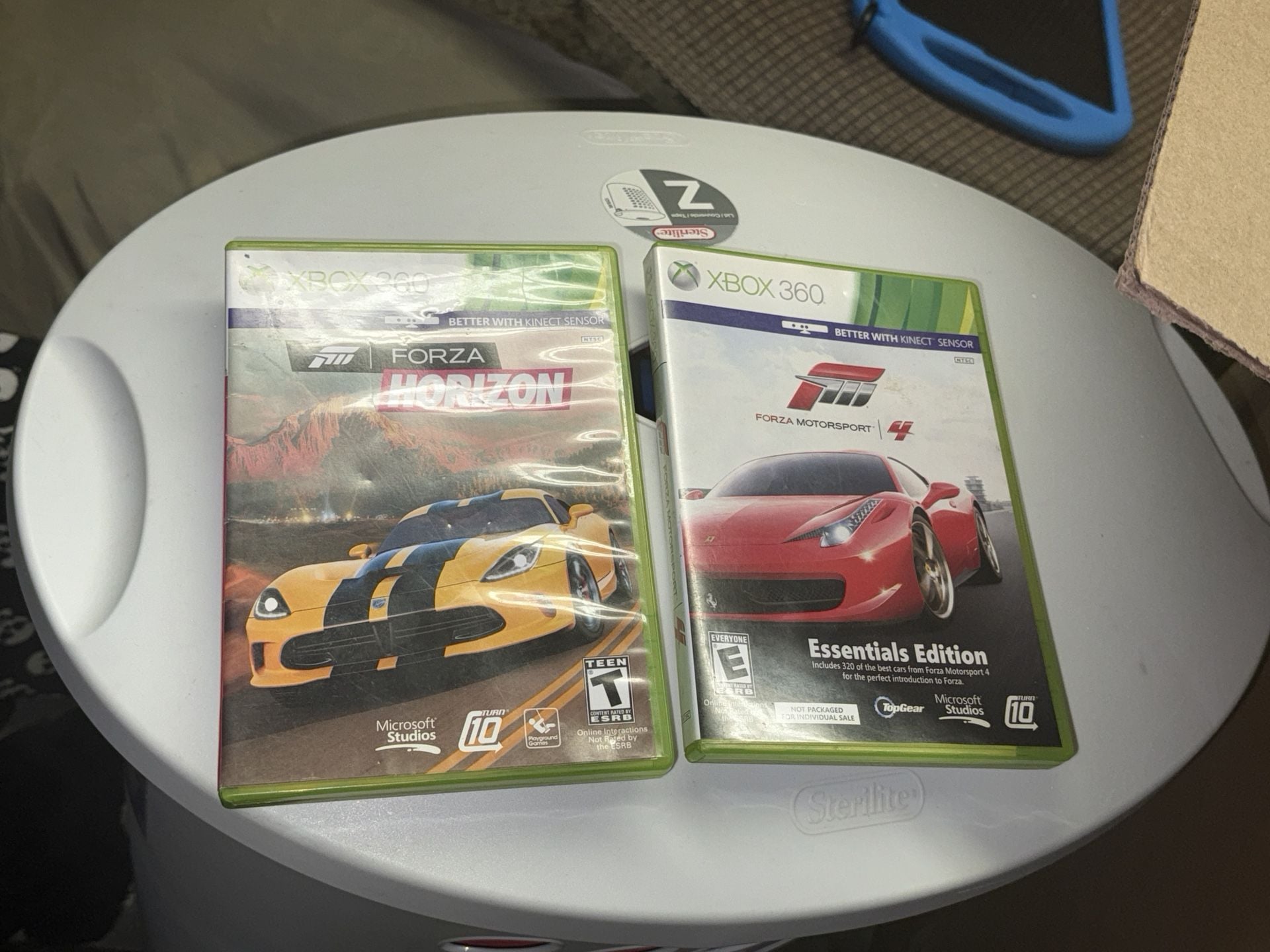 Microsoft Xbox 360 Forza Horizon and Forza Motorsport 4 Games Lot 1