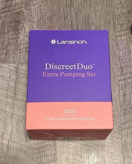 Lansinoh DiscreetDuo Extra Pumping Set 1