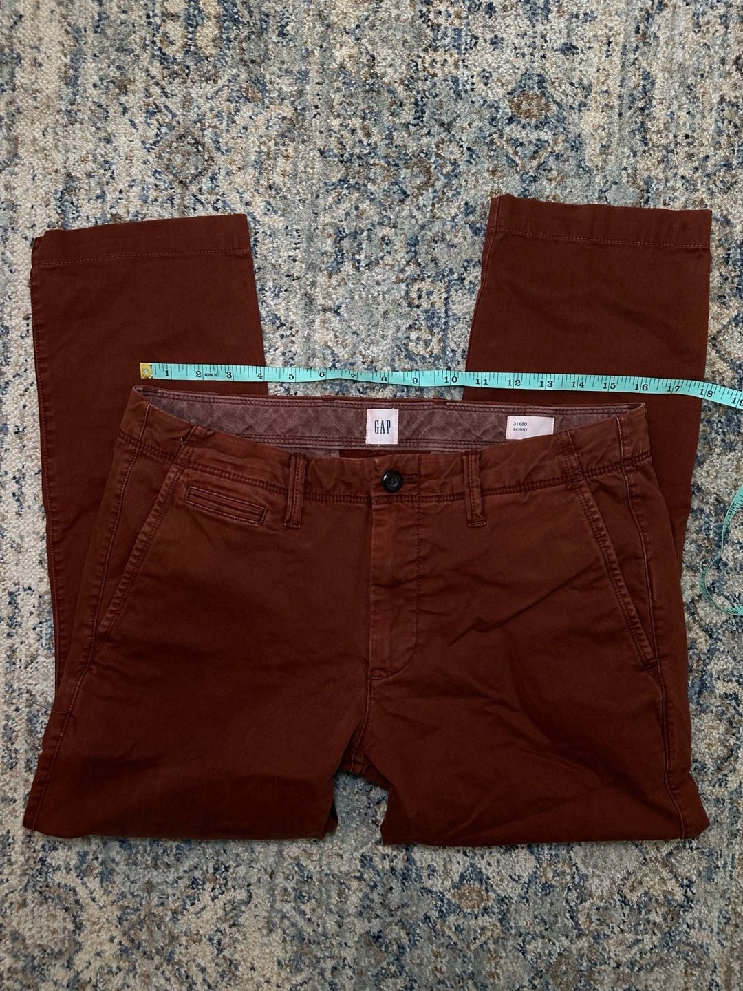 Gap Skinny Pants 31x30 Brown Chinos 7