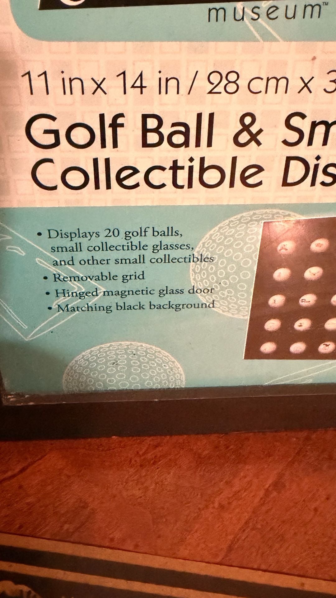 Collector's Museum Golf Ball/Others Display Case 4