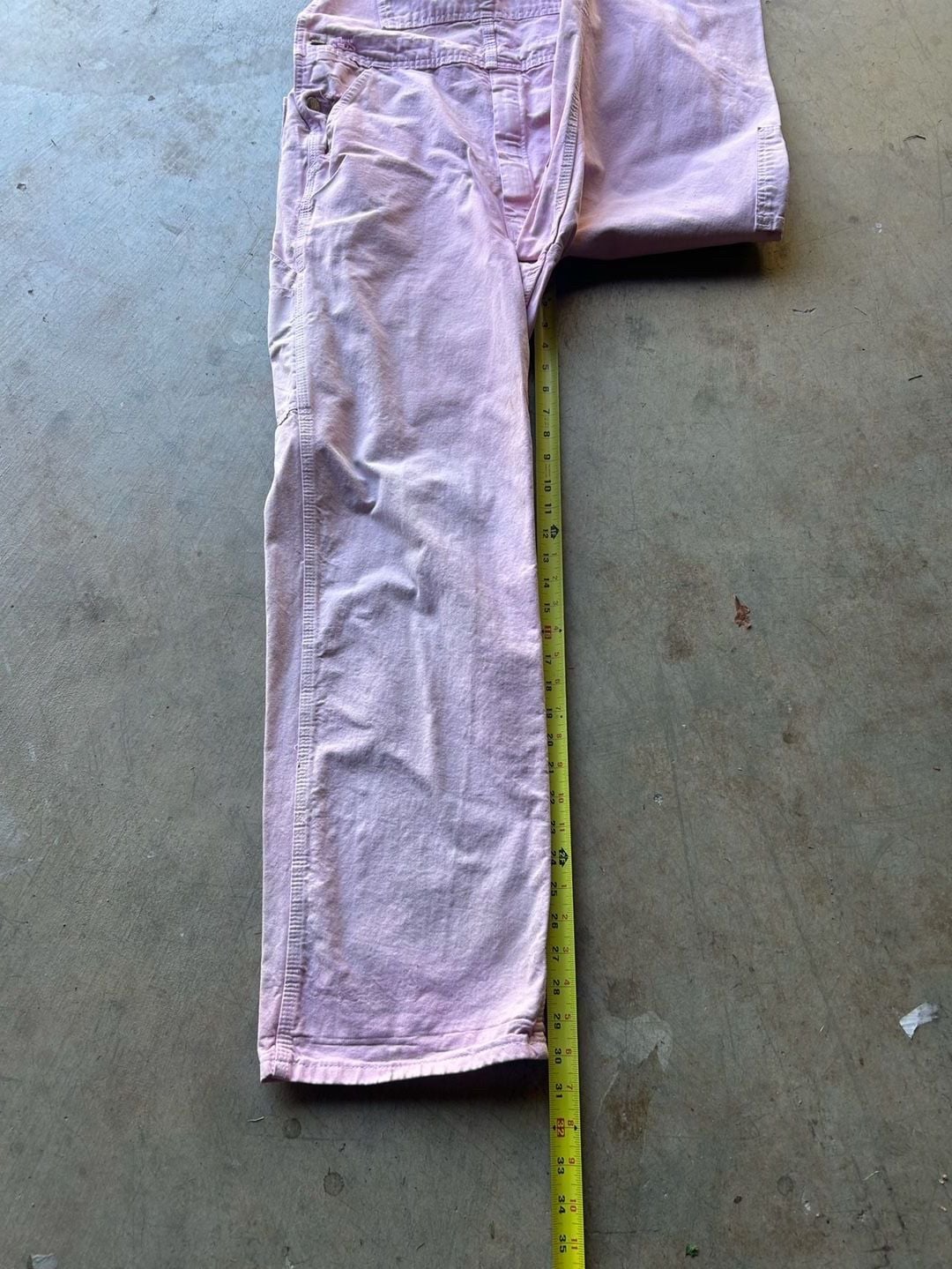 Dickies Pink Cotton Utility Overalls 4
