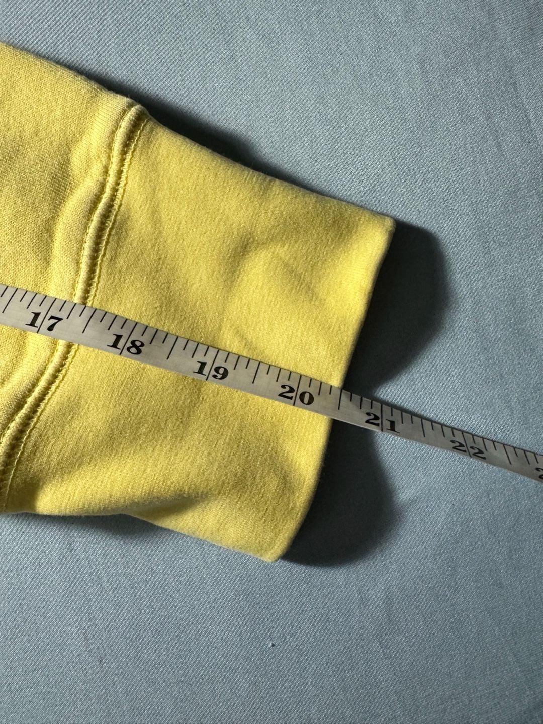 Vintage Akwa Crewneck Sweatshirt Yellow Made in U.S.A. 6