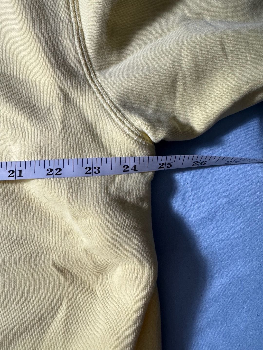 Vintage Akwa Crewneck Sweatshirt Yellow Made in U.S.A. 4
