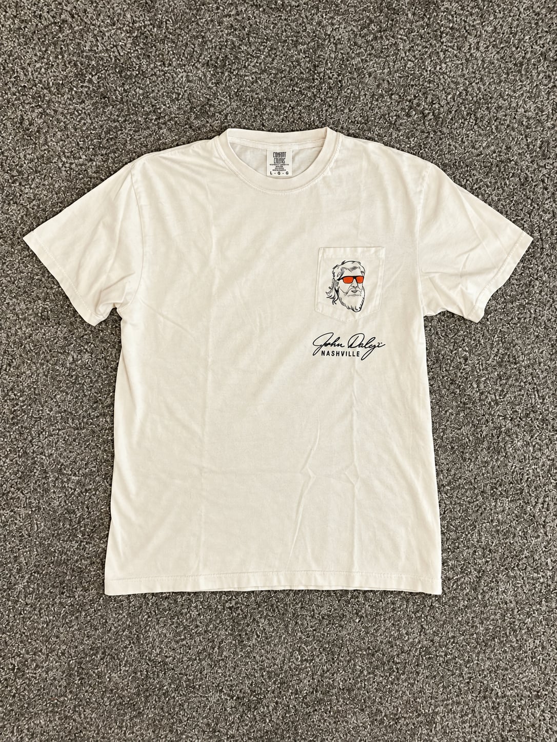 Comfort Colors John Daly Nashville Pocket T-Shirt Size L 2