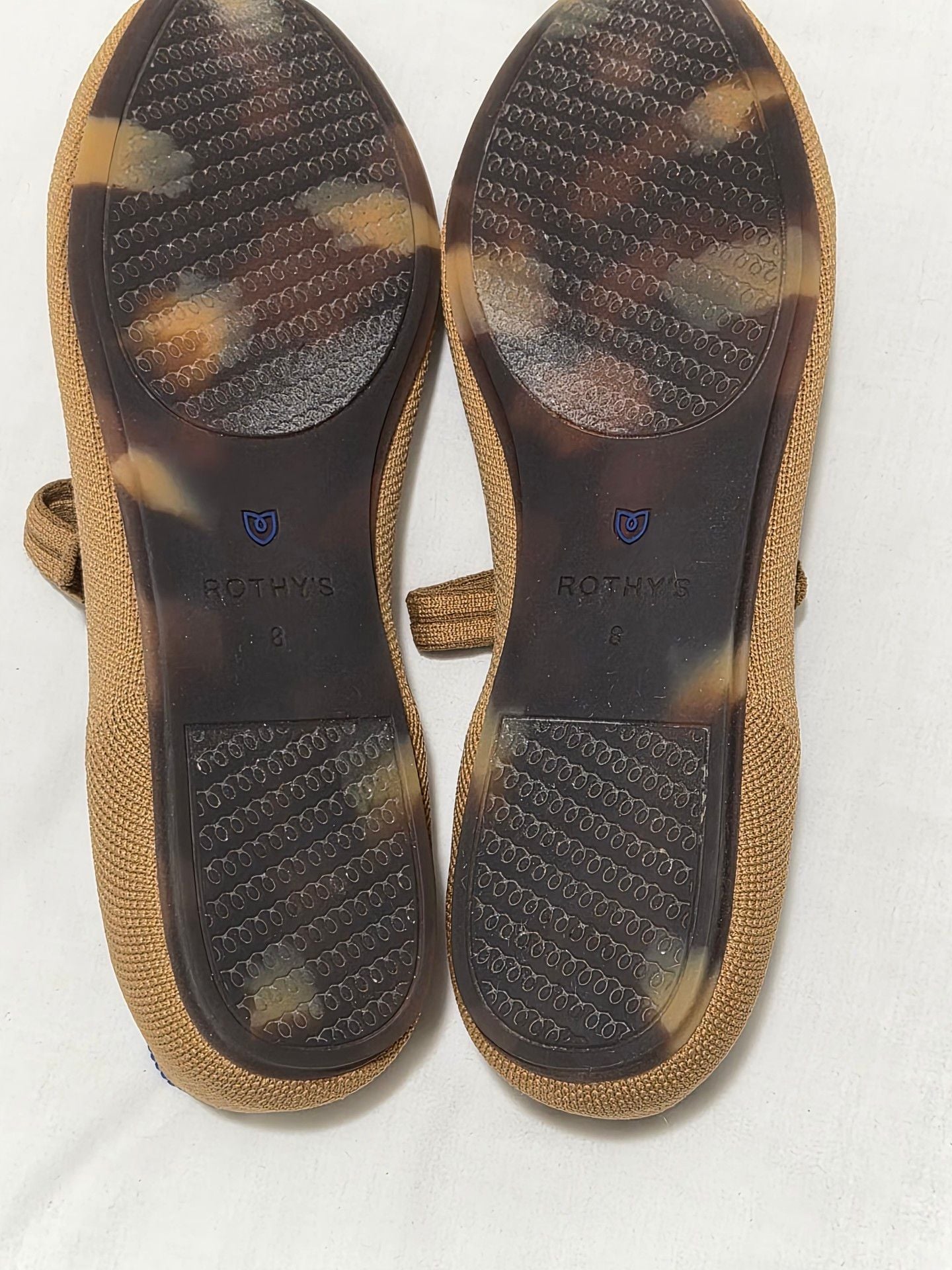 Rothy's The Mary Jane Flats Tan Knit 4