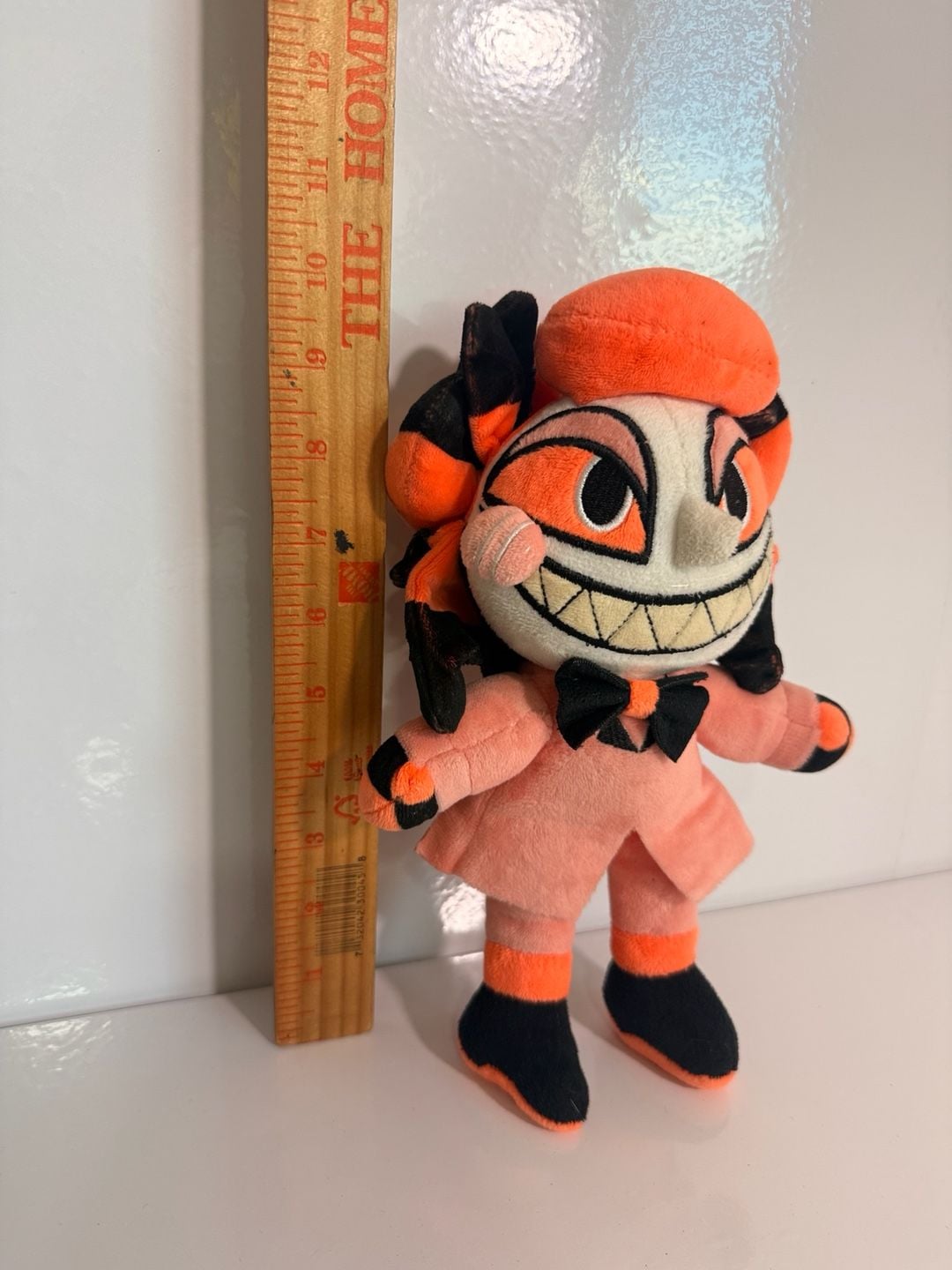 Hazbin Hotel Alastor Plush Doll Orange & Black Stuffed Toy 2