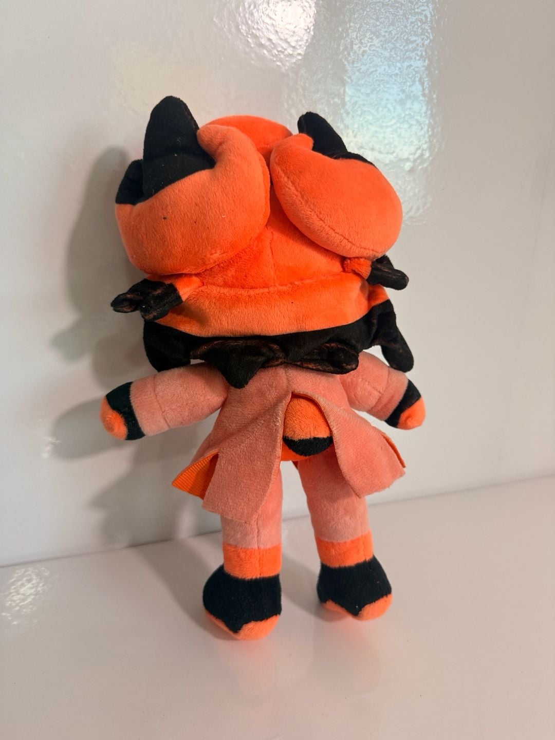 Hazbin Hotel Alastor Plush Doll Orange & Black Stuffed Toy 3