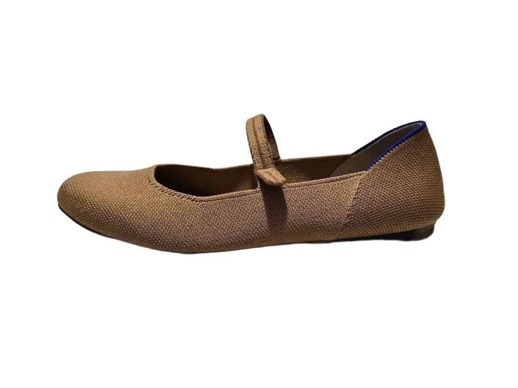 Rothy's The Mary Jane Flats Tan Knit 9