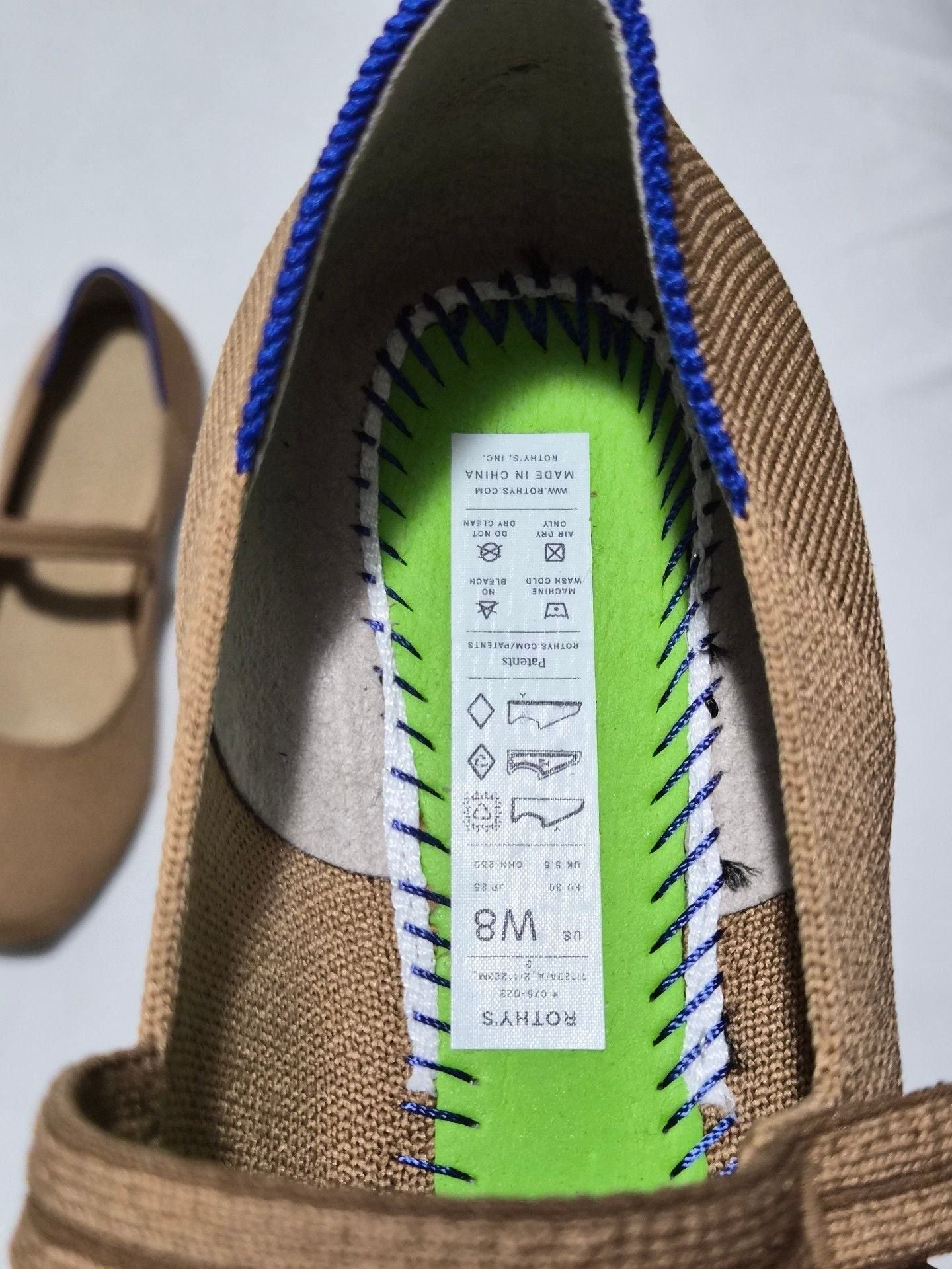 Rothy's The Mary Jane Flats Tan Knit 16