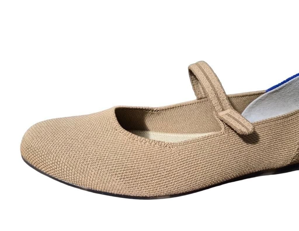Rothy's The Mary Jane Flats Tan Knit 15