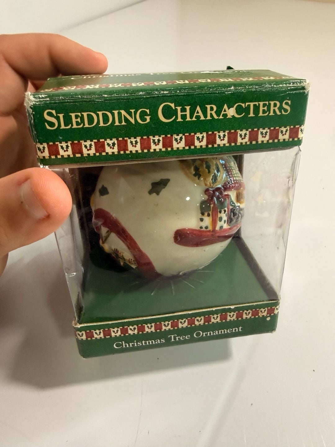 Debbie Mumm Sledding Characters Christmas Tree Ornament 2