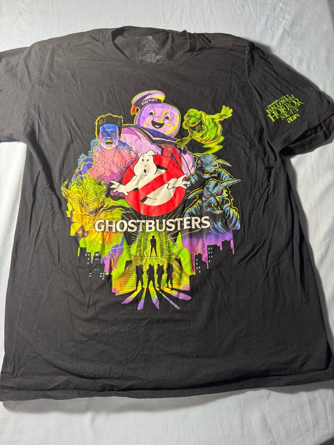 Universal Studios Ghostbusters Halloween Horror Nights 2019 T-Shirt Size L 2