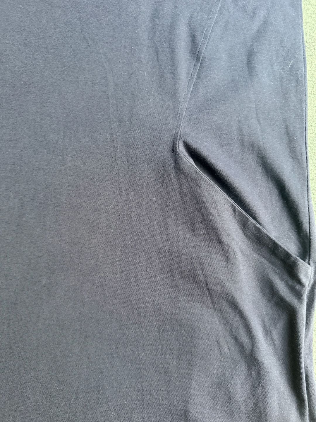 Eileen Fisher Organic Cotton Stretch V-Neck Dress XL 10