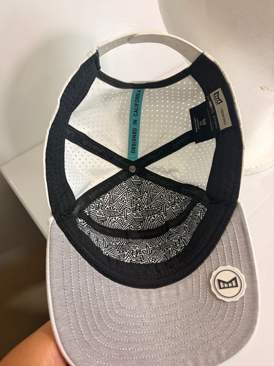 Melin Hydro Trenches Icon Snapback Hat Cobblestone Brindle ..., 7
