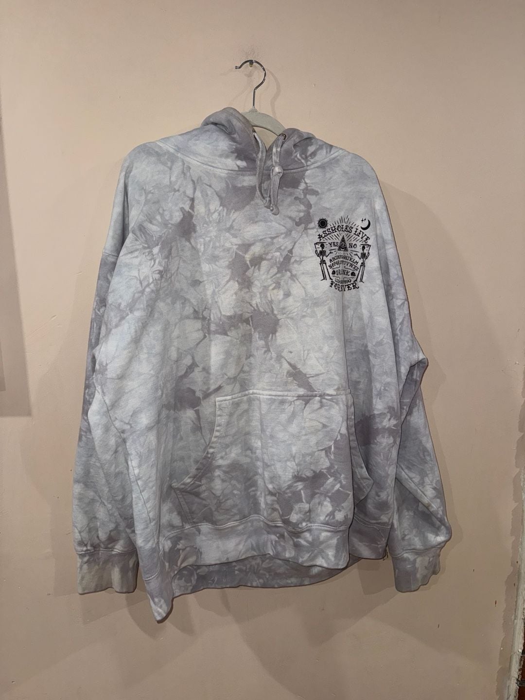 RIPNDIP Assholes Live Forever Hoodie Tie Dye 3