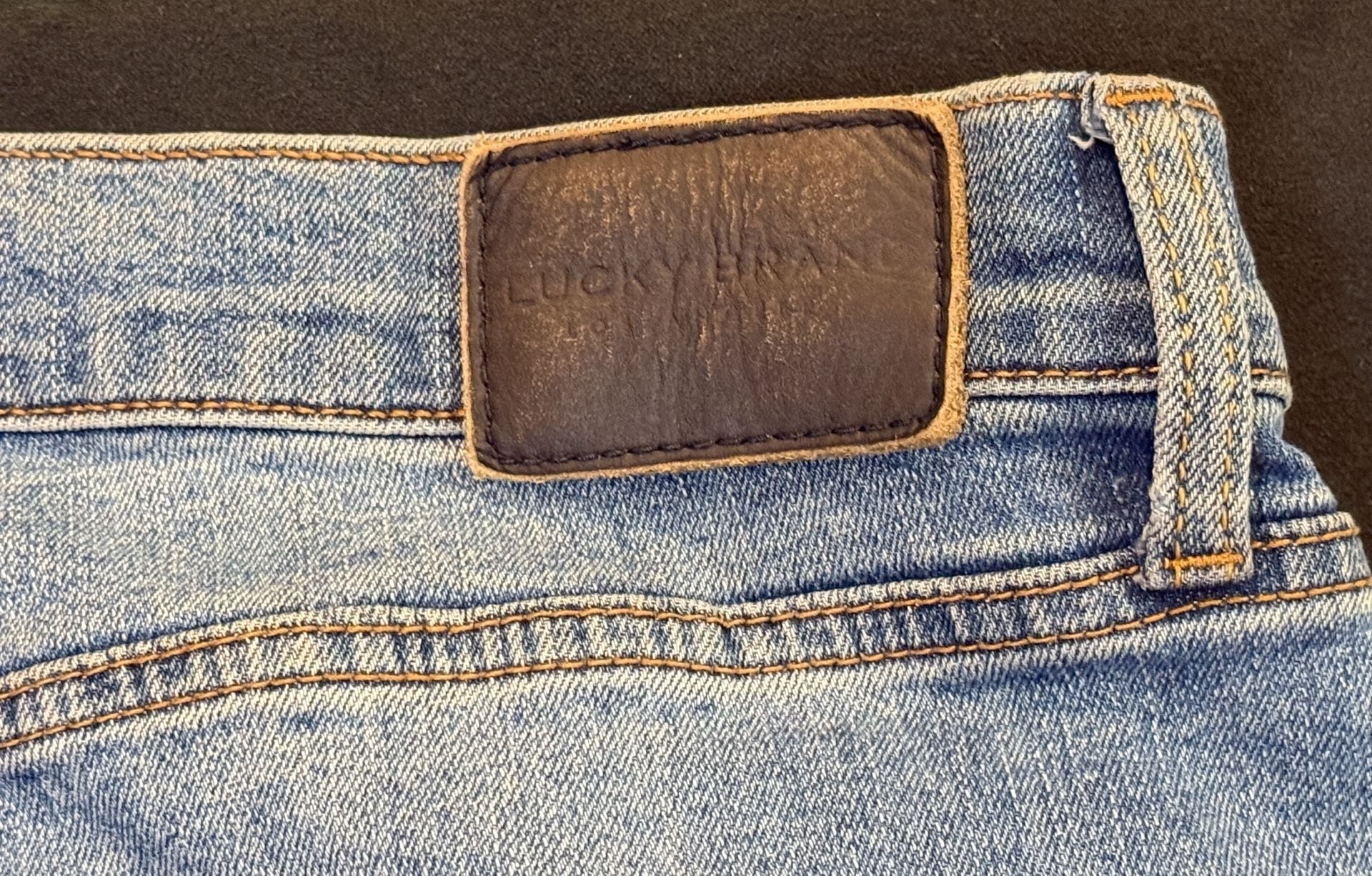 Lucky Brand 410 Athletic Slim Jeans 34x32 Light Wash 5