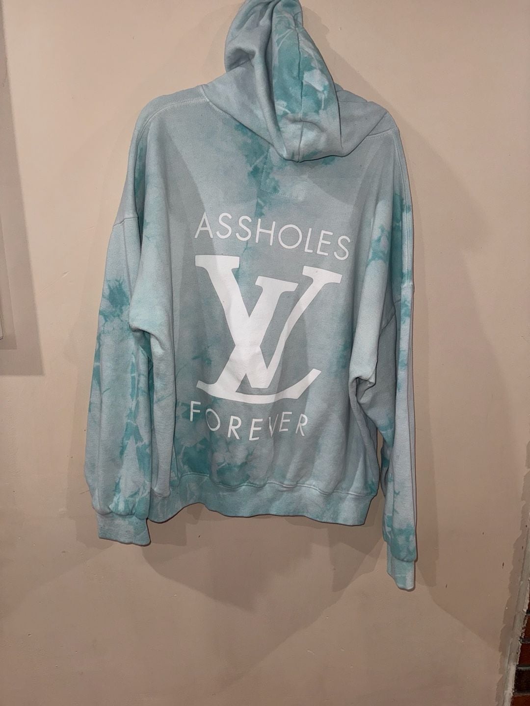 Louis Vuitton Assholes Forever Tie-Dye Hoodie 5