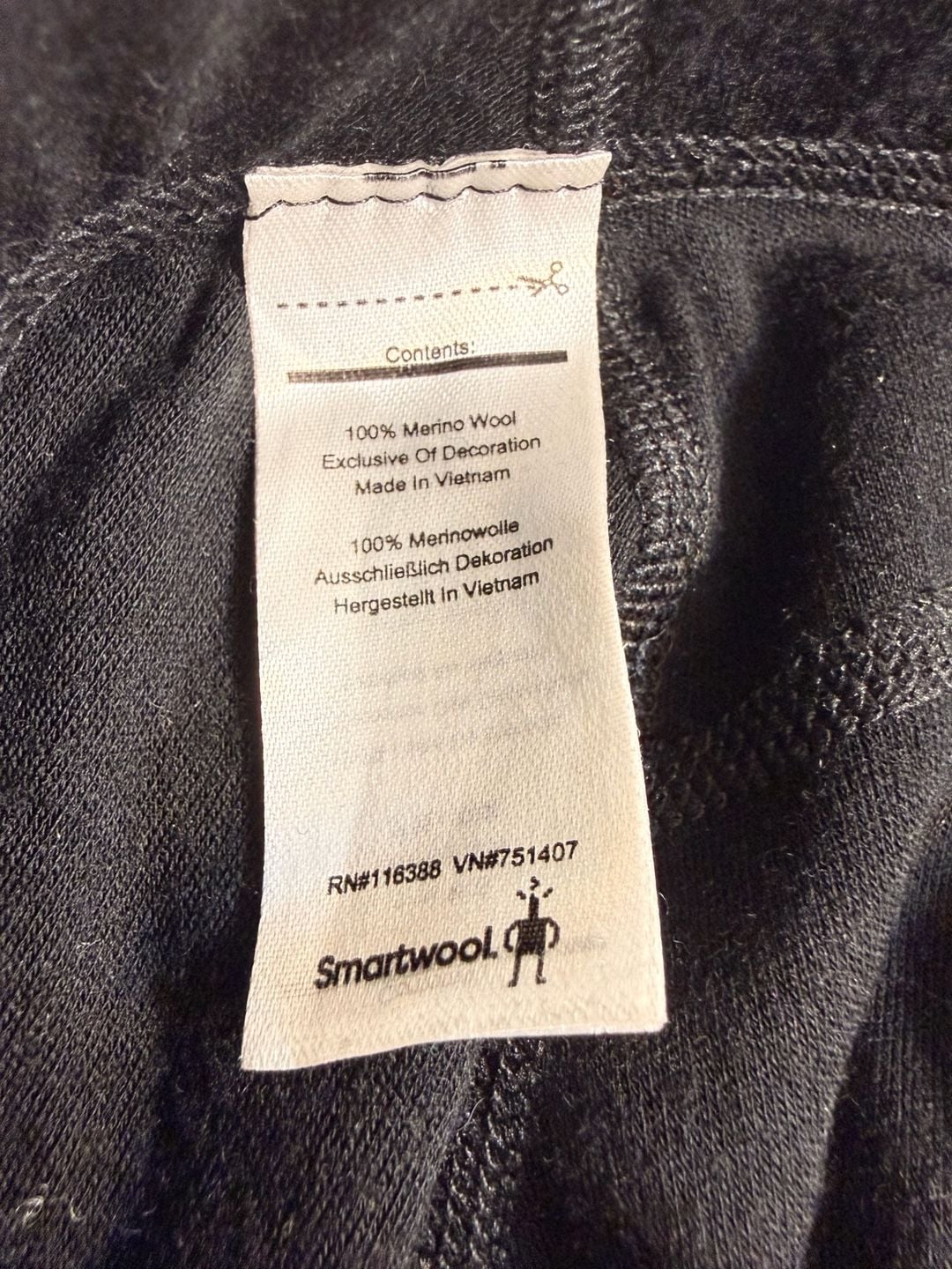 Smartwool Classic Thermal Merino 250 Base Layer Bottoms Small Black 5