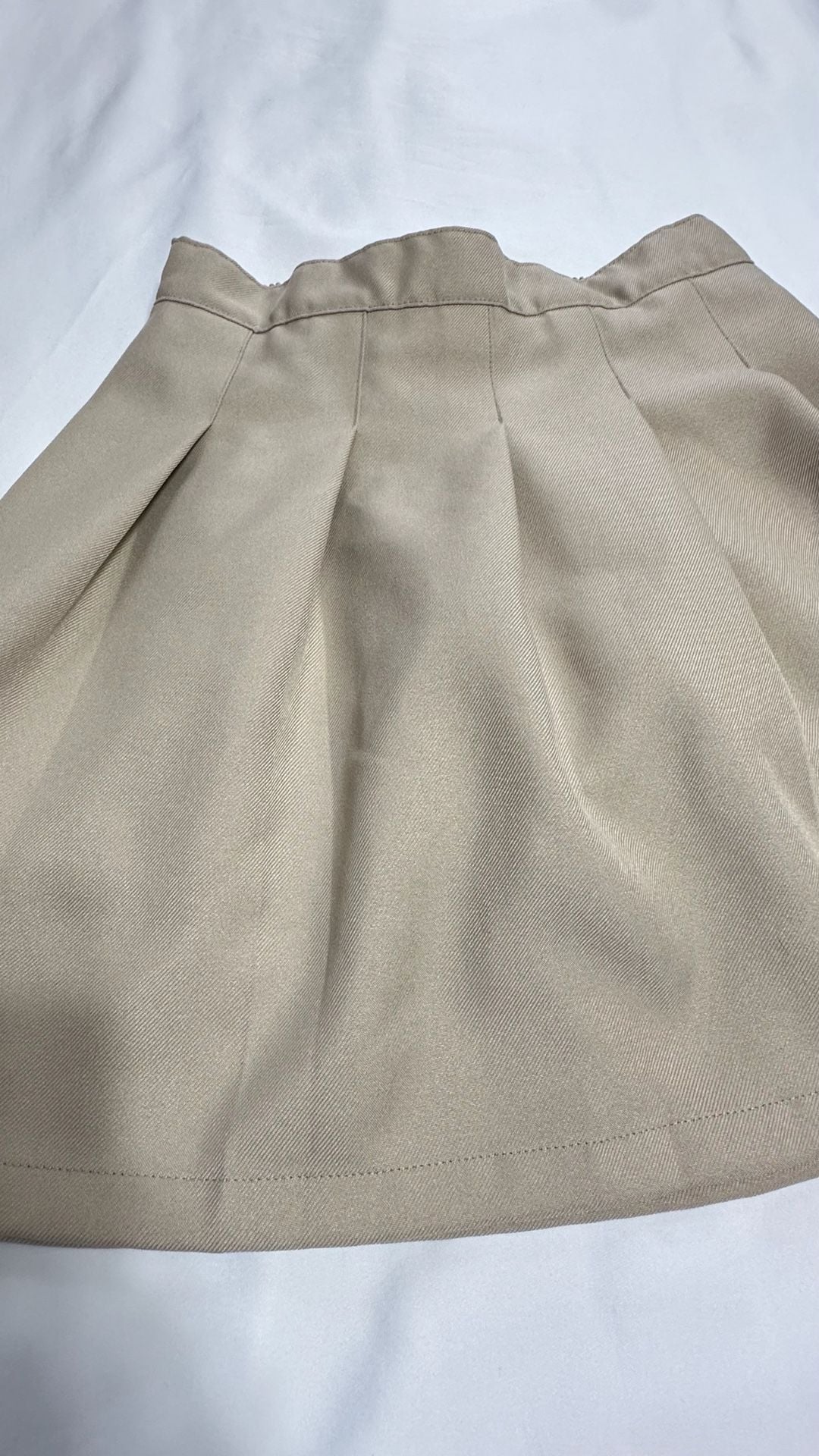 IZOD Approved Schoolwear Skort Size 14 Regular Khaki Pleated 3