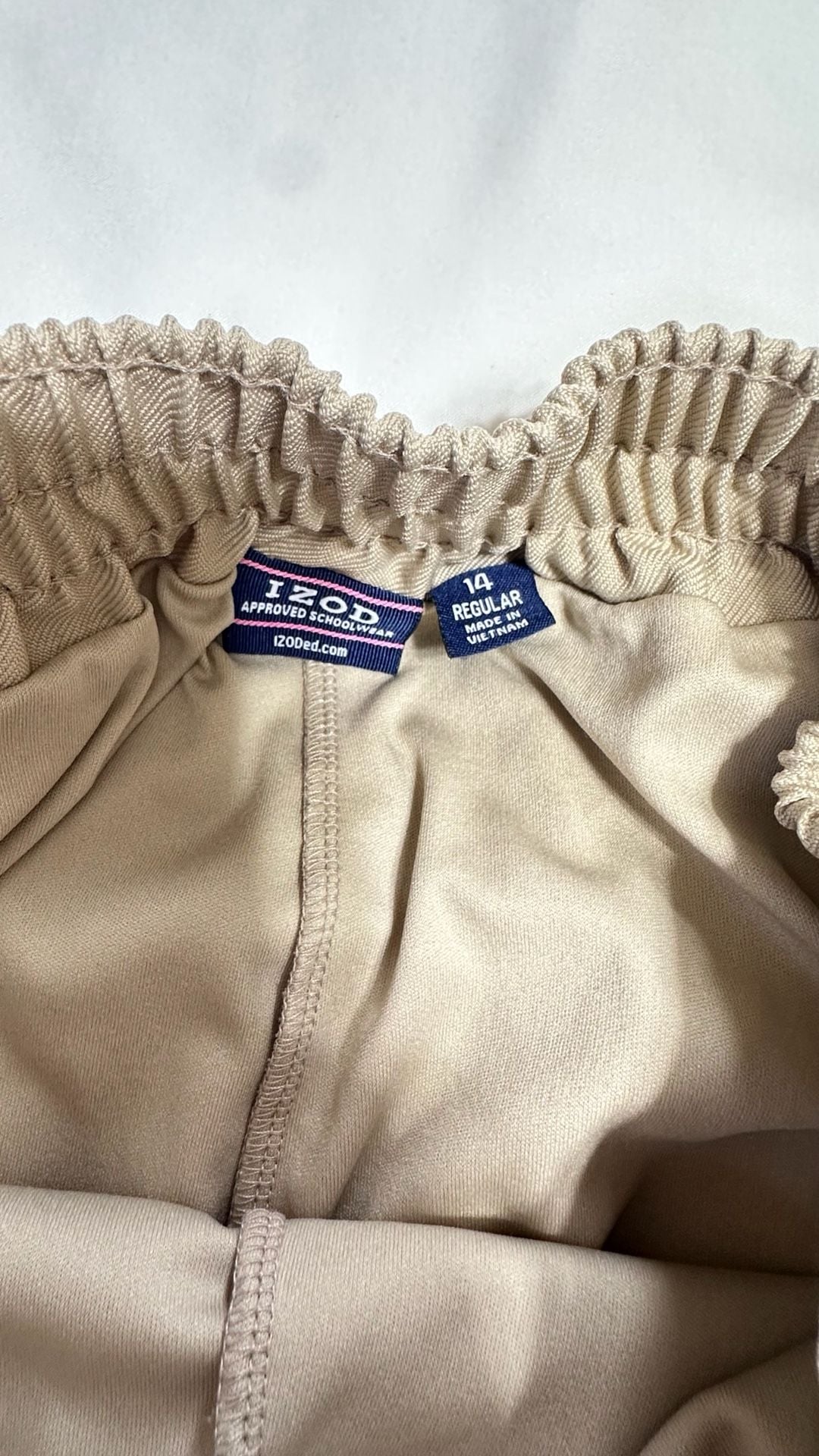 IZOD Approved Schoolwear Skort Size 14 Regular Khaki Pleated 4