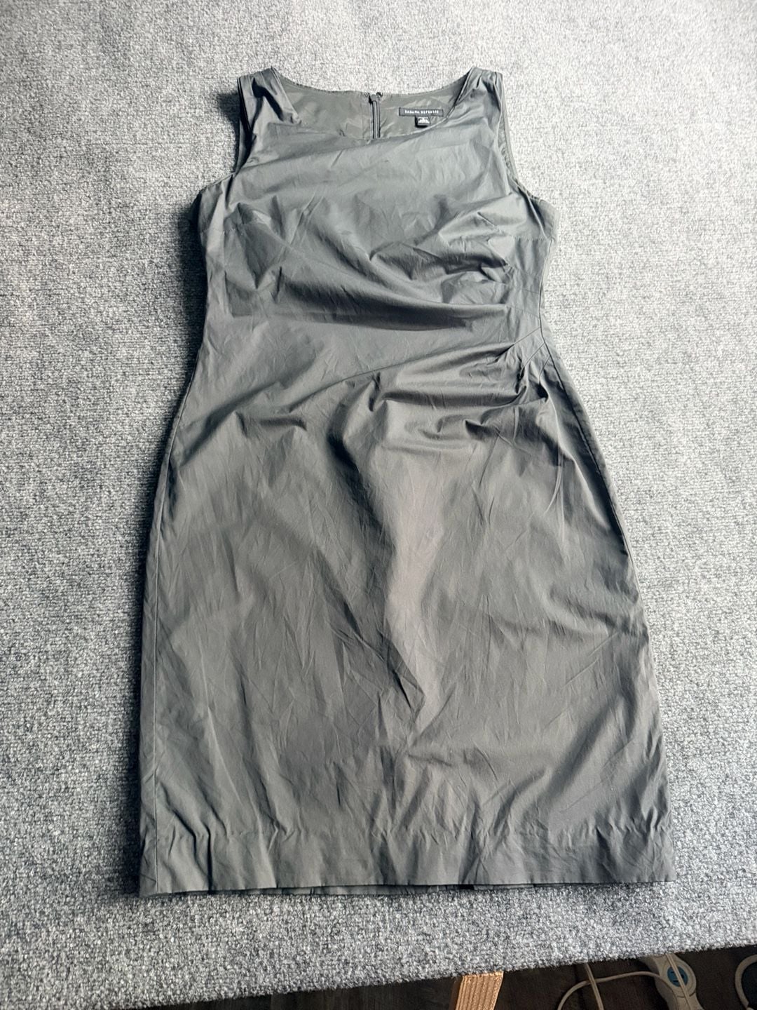 Banana Republic Stretch Sheath Dress Womens Size 6 coal color 2
