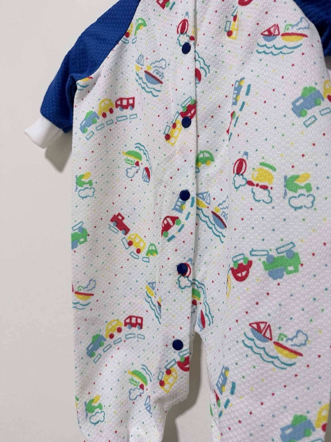 Playskool Vintage Baby Romper Size Small Up To 3 Mos Car Print 3
