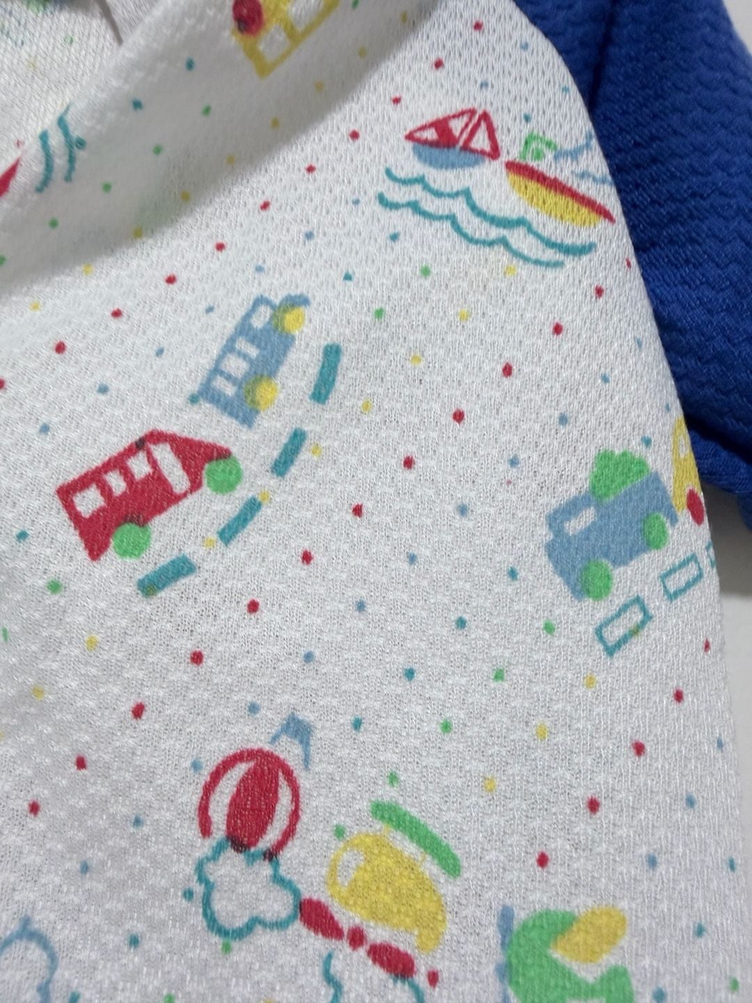 Playskool Vintage Baby Romper Size Small Up To 3 Mos Car Print 5