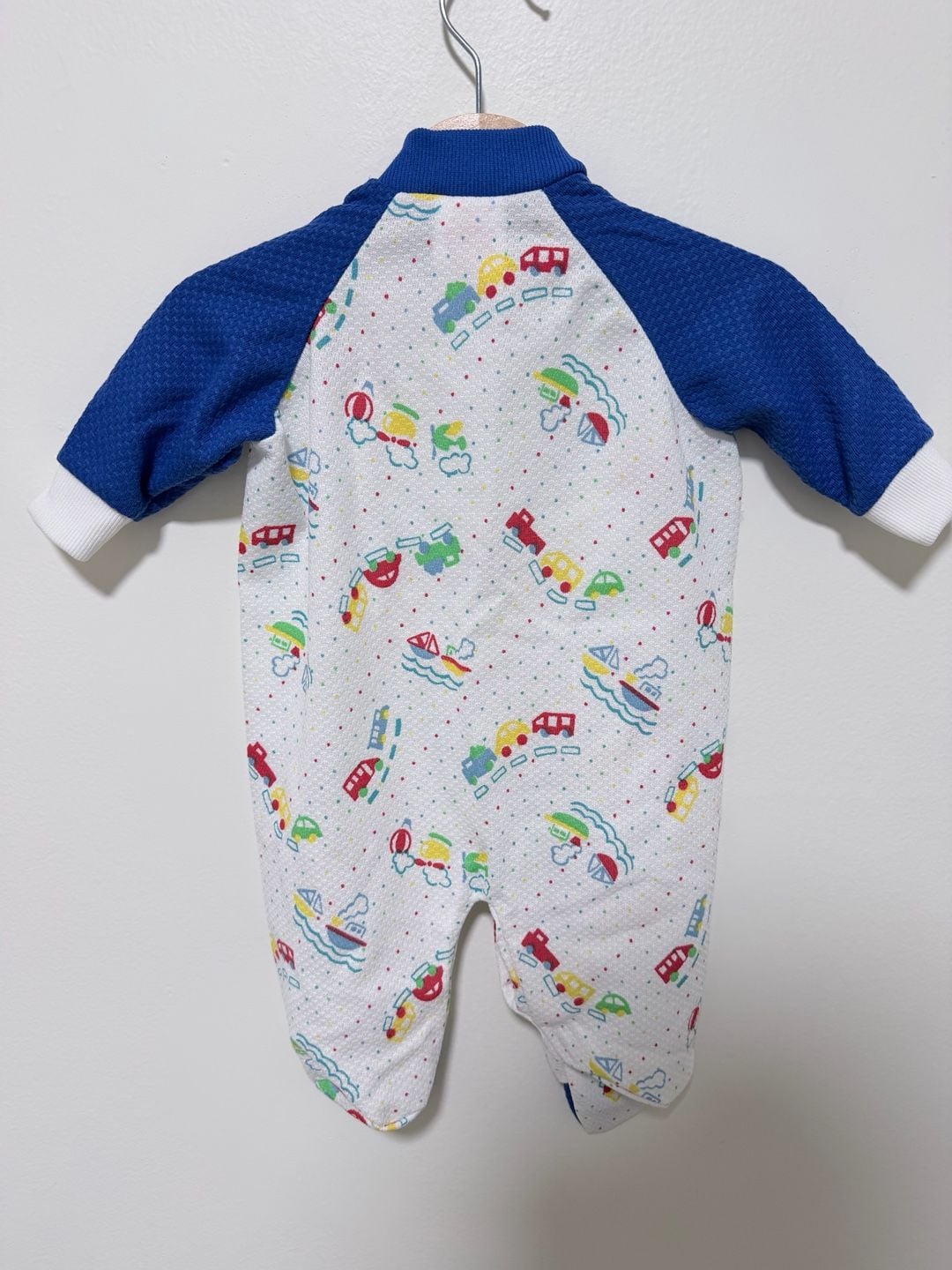 Playskool Vintage Baby Romper Size Small Up To 3 Mos Car Print 7