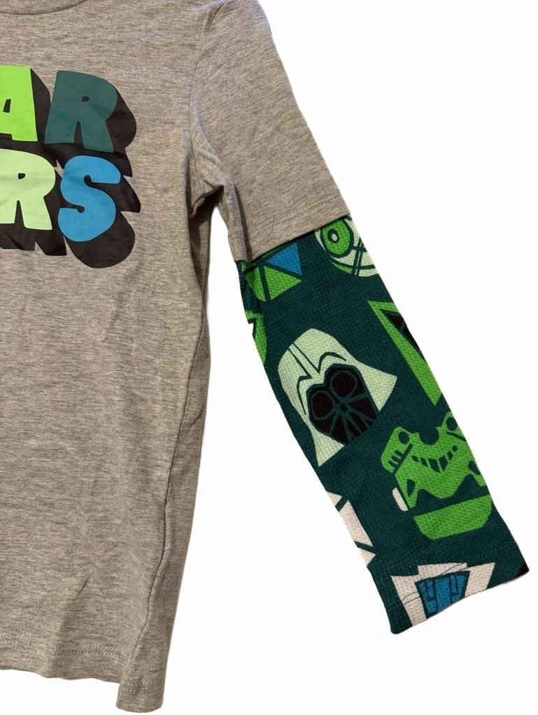 Amazon Essentials Star Wars Graphic Long Sleeve T-Shirt Size S (6-7) 2