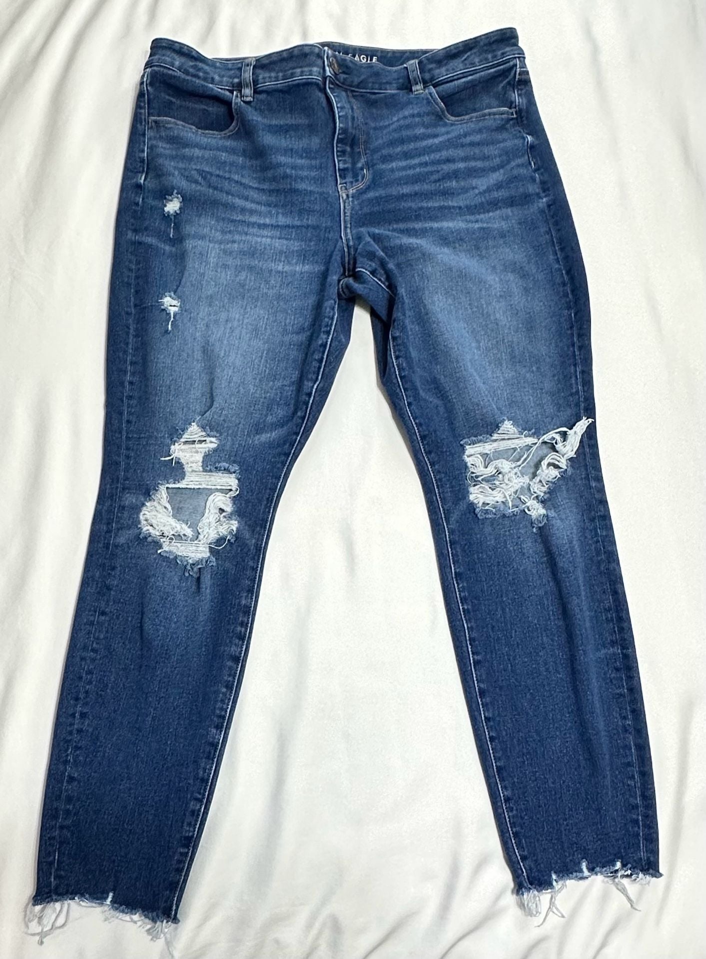 American Eagle The Dream Jean Size 18 Regular Distressed 2