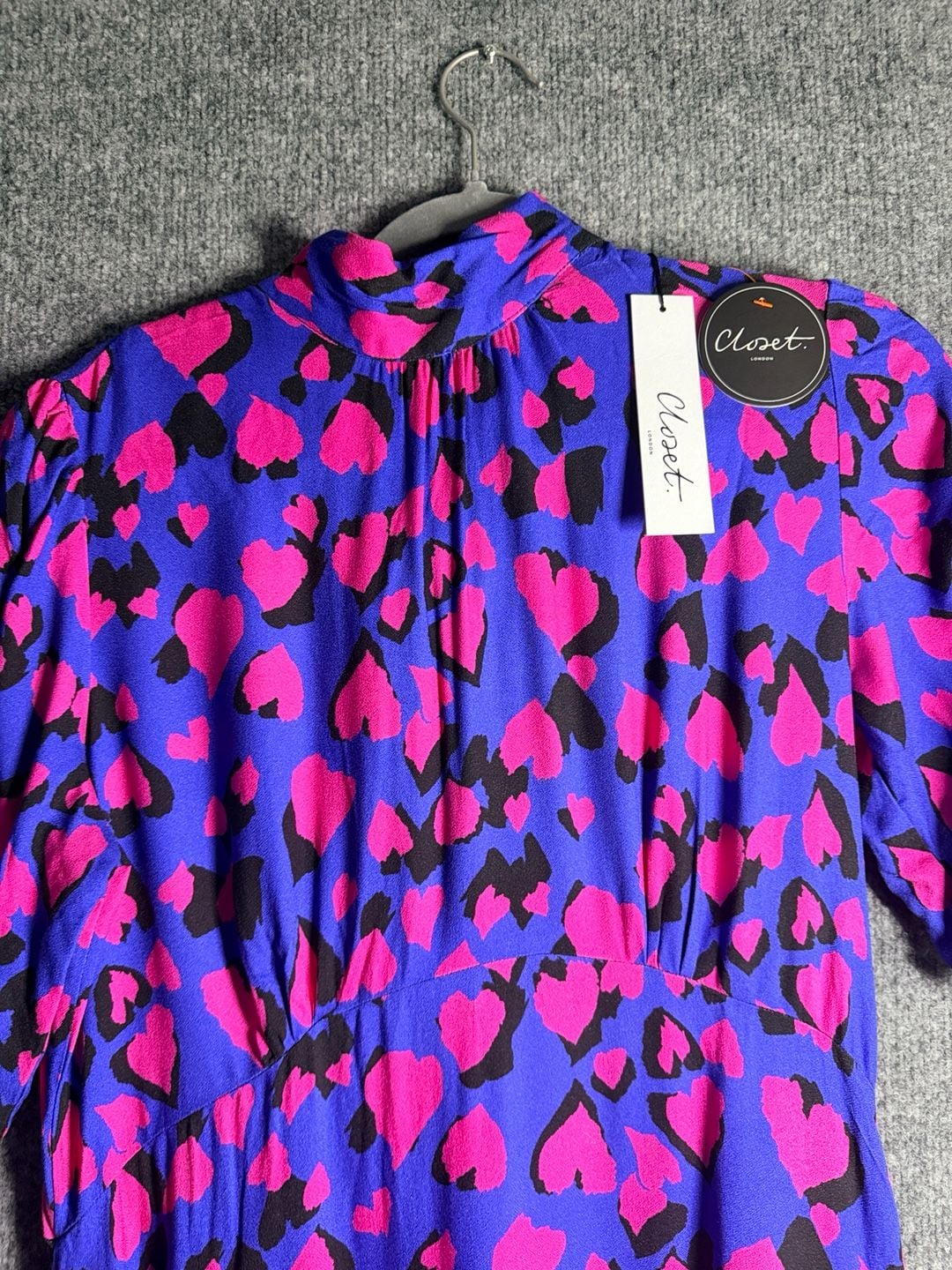 Closet London New Dress Blue Pink Size 10 3
