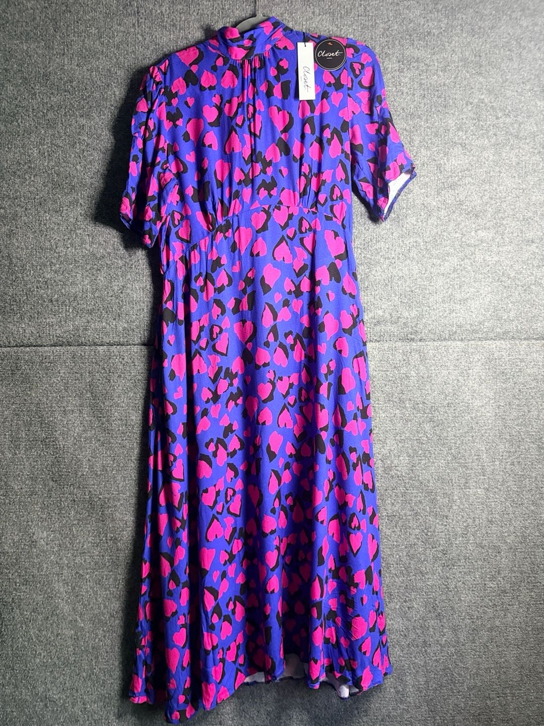 Closet London New Dress Blue Pink Size 10 6