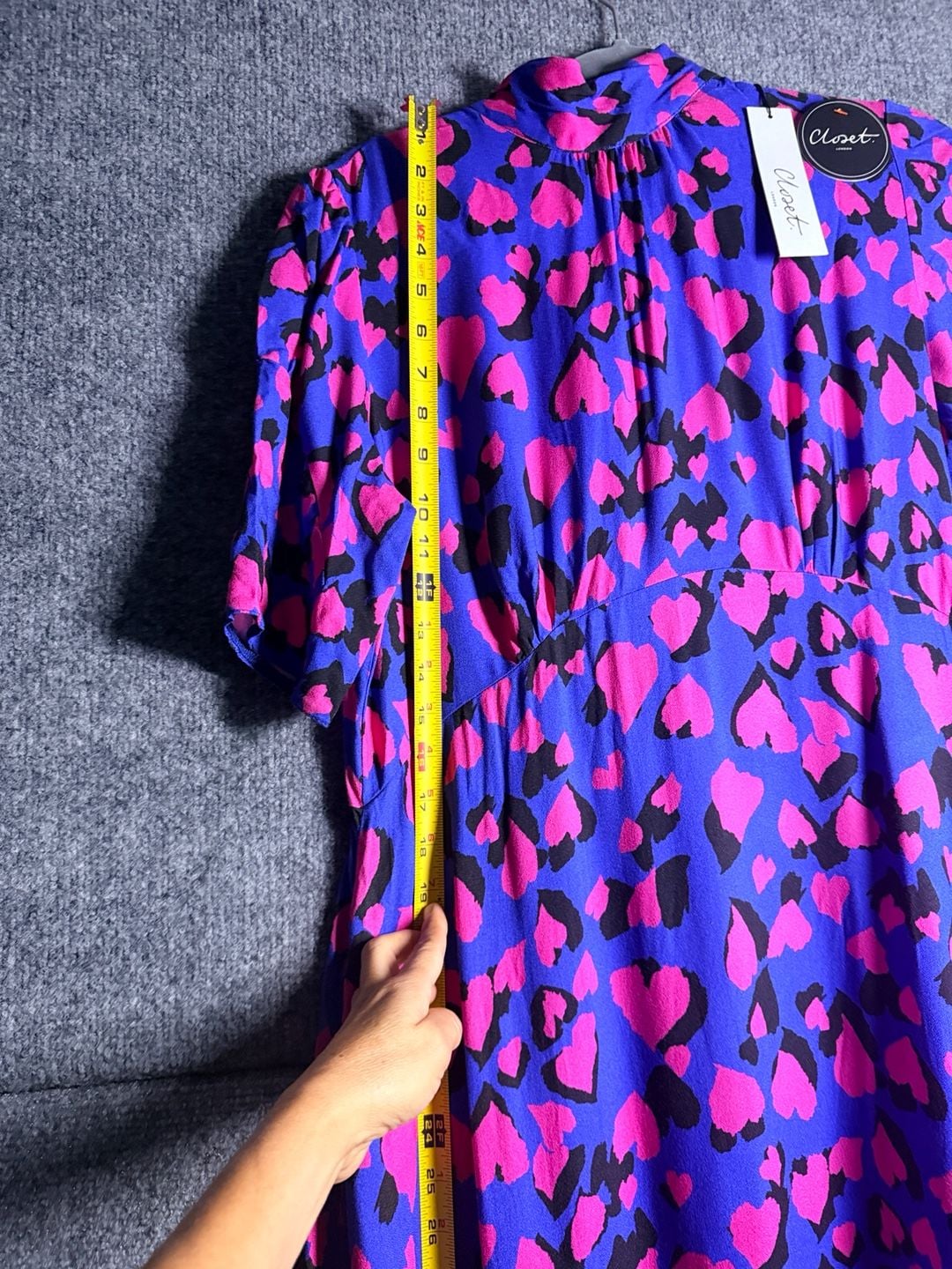 Closet London New Dress Blue Pink Size 10 8