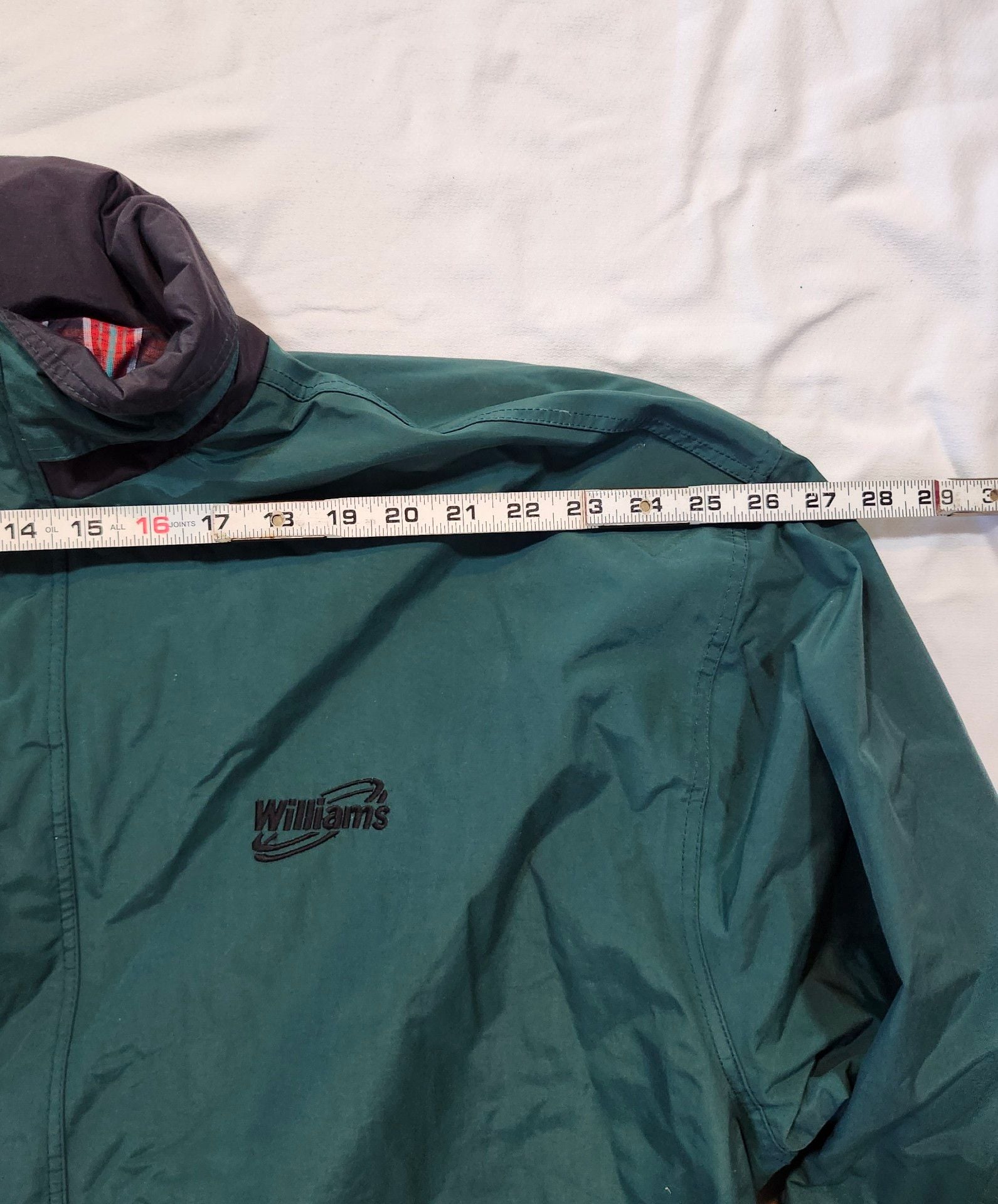 Rivers End Jacket Size XXXL Green Plaid Lined Windbreaker 7