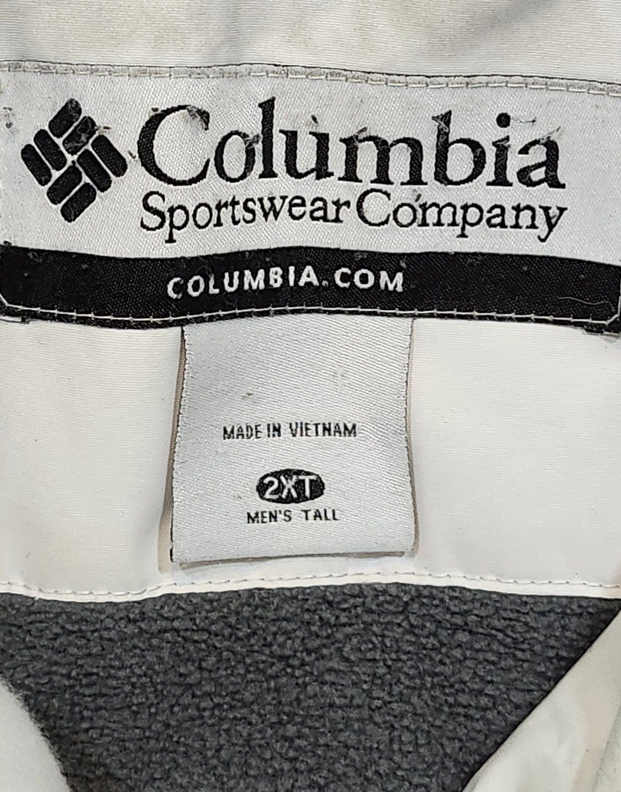 Columbia Winter Ski Jacket Black White Gray 3