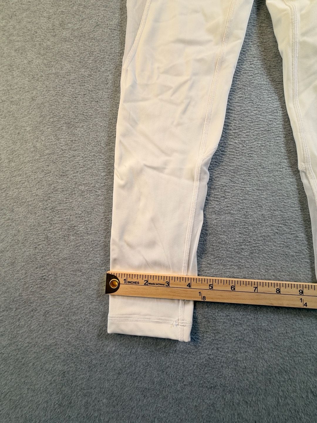 Offline By Aerie Leggings Size S Short White Mesh Panel High Rise 3