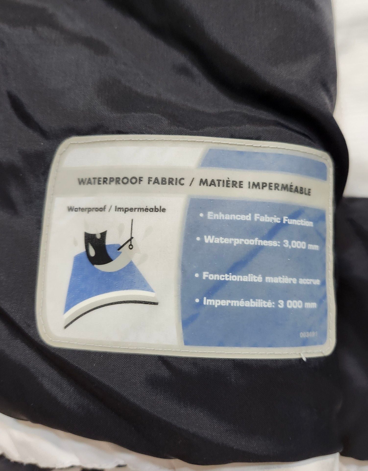 Columbia Winter Ski Jacket Black White Gray 7