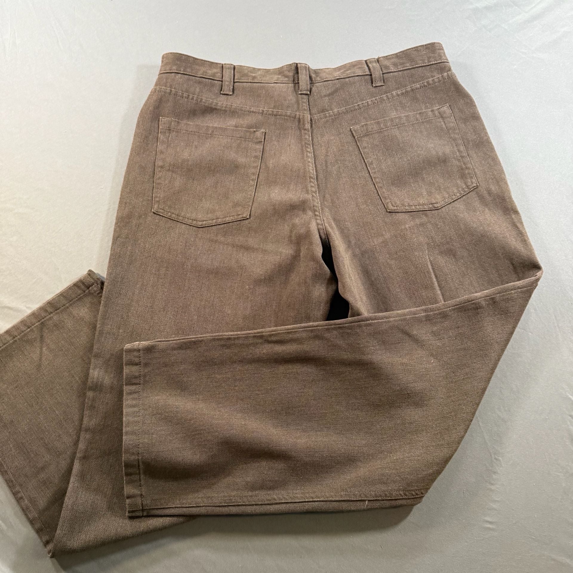 Kenneth Cole New York Men's Brown Textured 5 Pocket Pants 36x29
 8