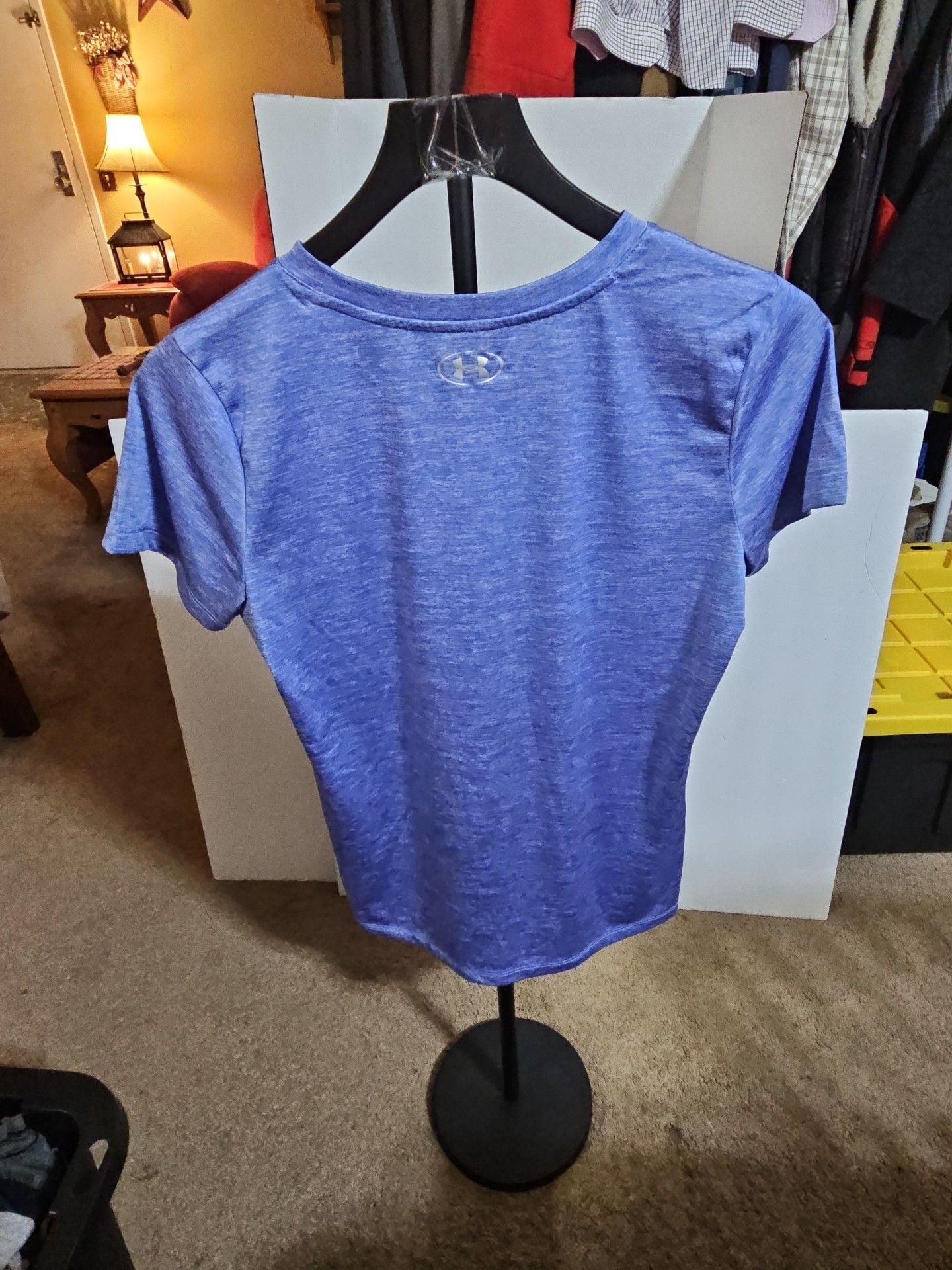 Under Armour HeatGear T-Shirt Size MD Blue Athletic 3